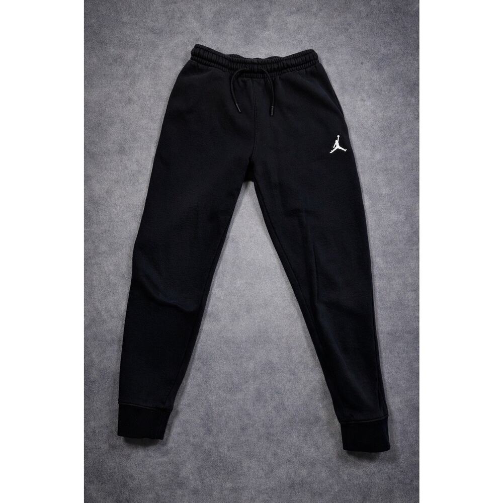 Jordan Jogger Sweatpants Youth M Black Jumpman Athletic Pants 10-12 XS Women